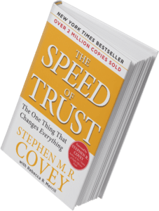 The Speed of Trust Book Cover.