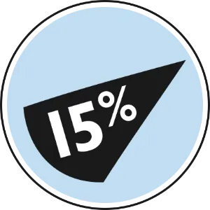 15%