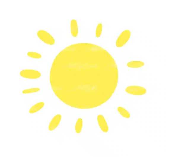 Icon of the sun.