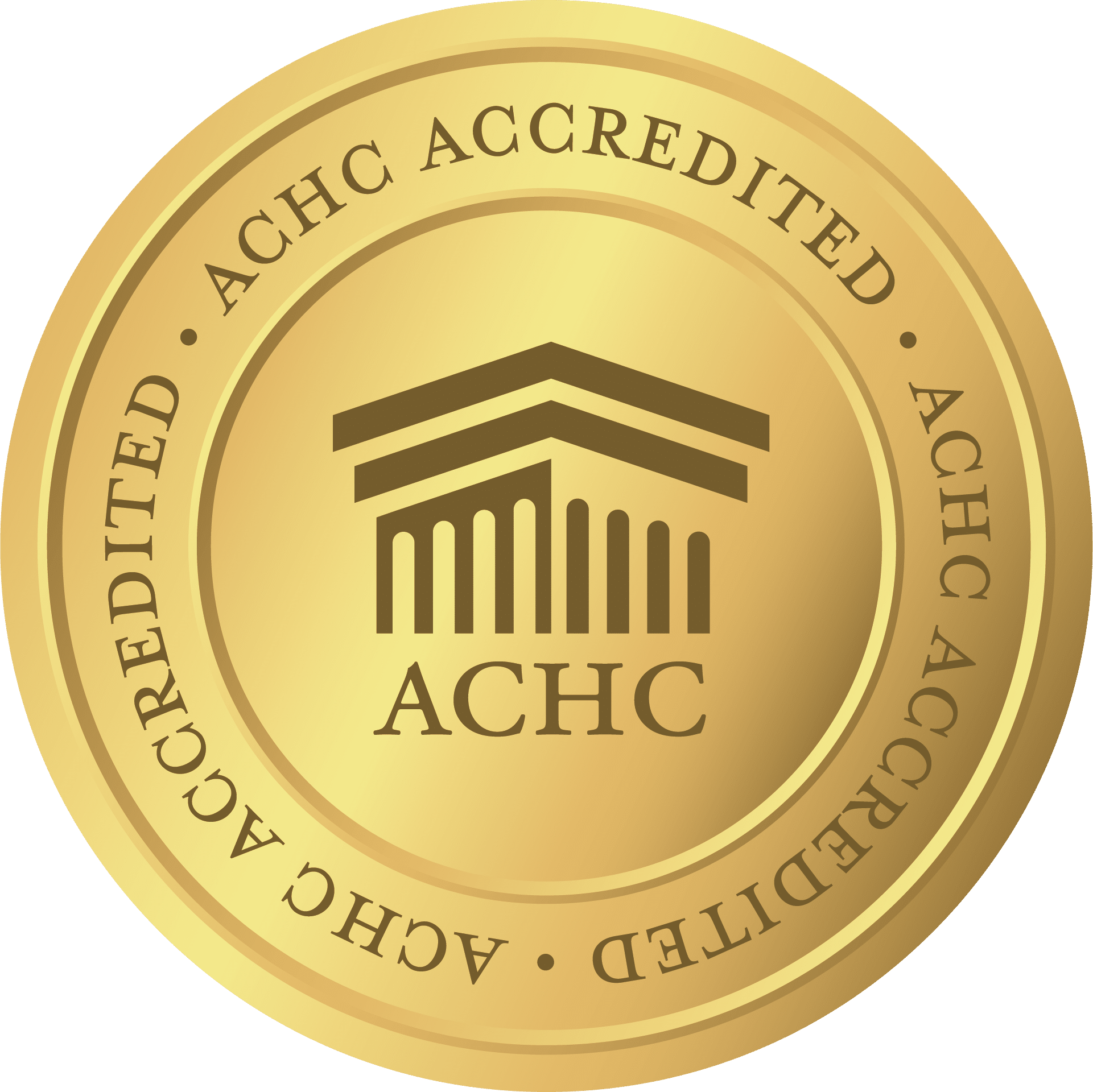 ACHC Accredited gold seal